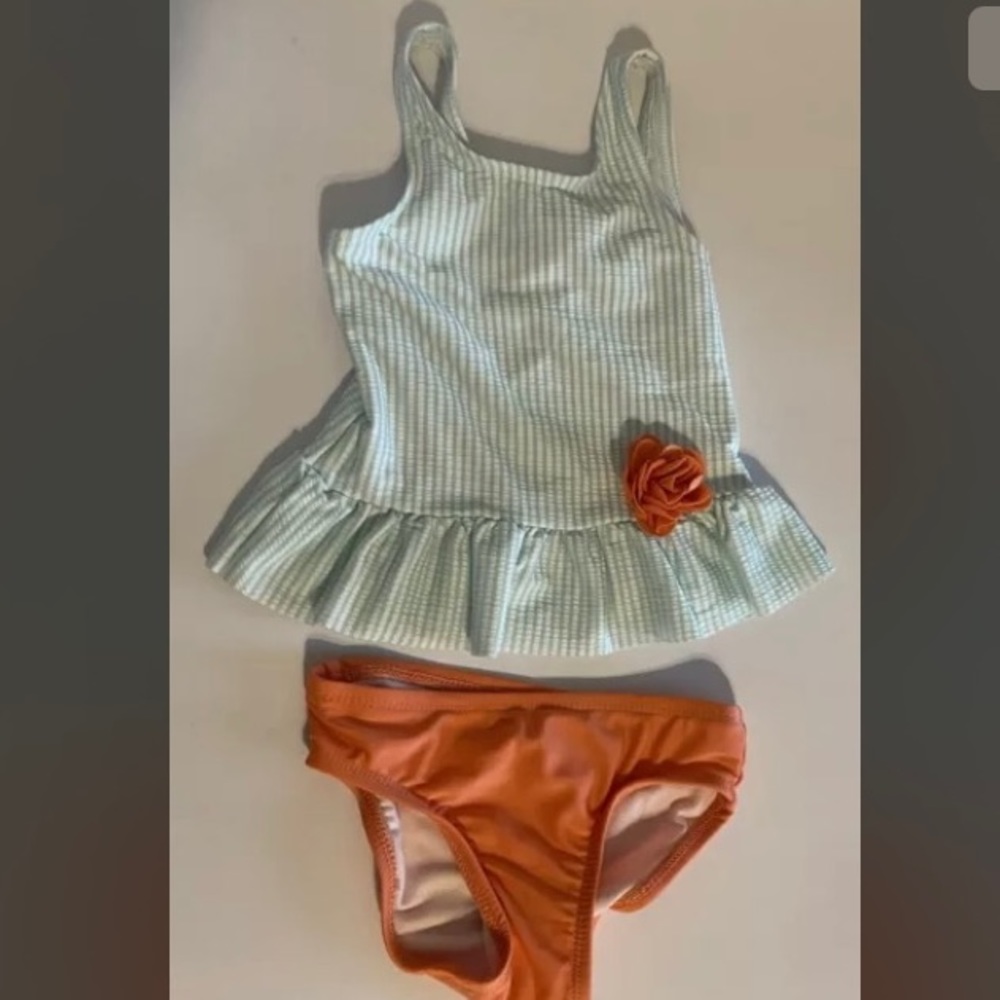 Cat & Jack toddler girls 2 piece swimsuit